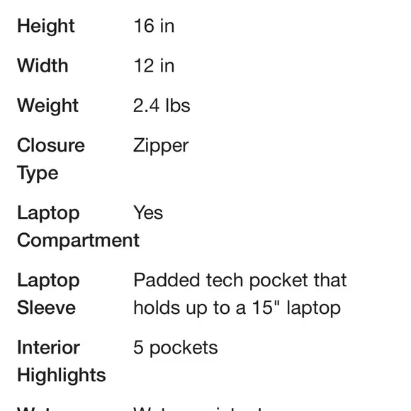 Maevn Women's Chevron Backpack - Grey and White - Picture 16 of 17